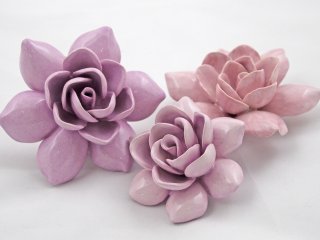 Гардении — керамические цветы для интерьера