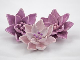 Гибискусы — керамические цветы для интерьера
