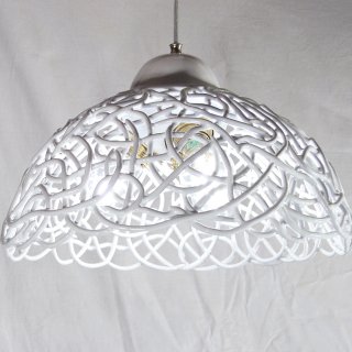Белоснежный ажур — подвесной светильник с 3-мя лампами