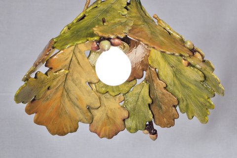 Светильник Букет дубовых листьев