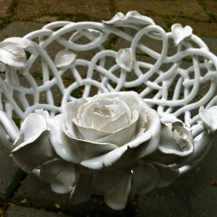 Фруктовница Белые розы